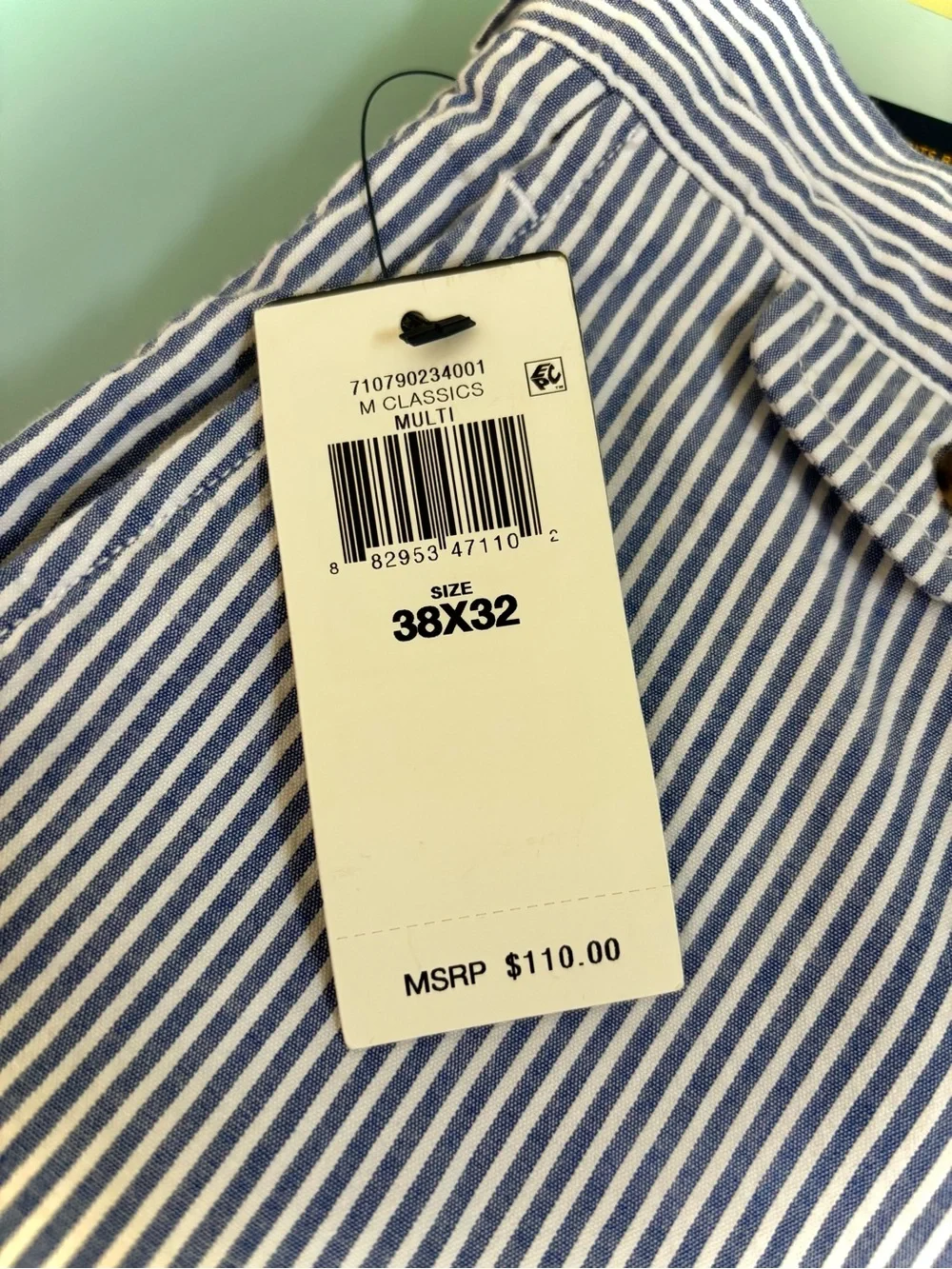 Polo by Ralph Lauren Navy and White Striped Men’s Pants